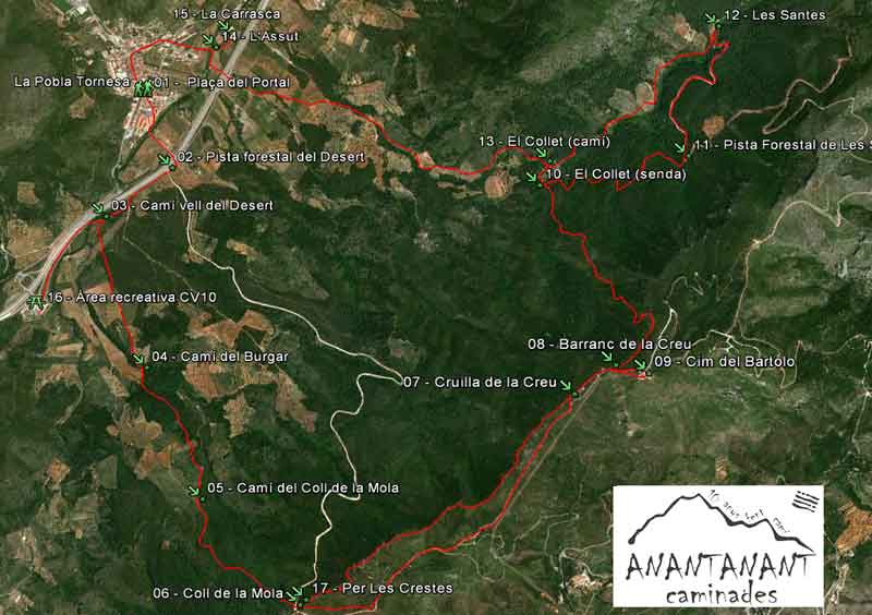 Clic per tornar a la caminada