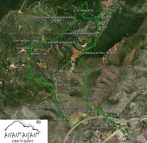 Clic per tornar a la caminada
